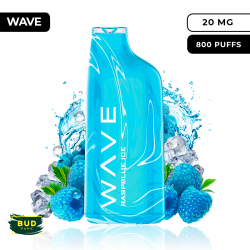 Wave 800 Bud Vape Raspblue Ice 20mg