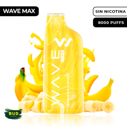 Wave Max 8000 Bud Vape Banana Candy 0mg