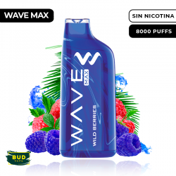 Wave Max 8000 Bud Vape Wild Berries 0mg