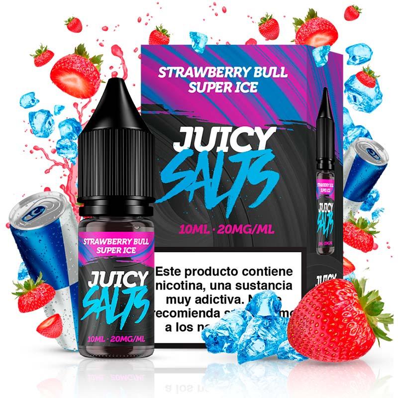 Sales Strawberry Bull Super Ice 10ml By Juicy Salts