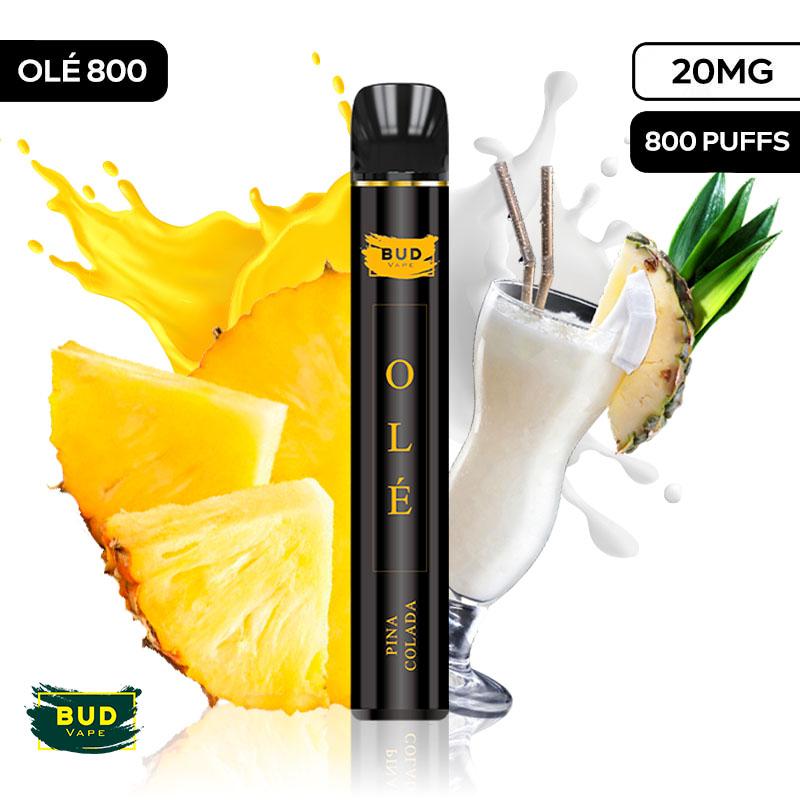 Olé 800 Bud Vape Pina Colada 20mg by Bud Vape